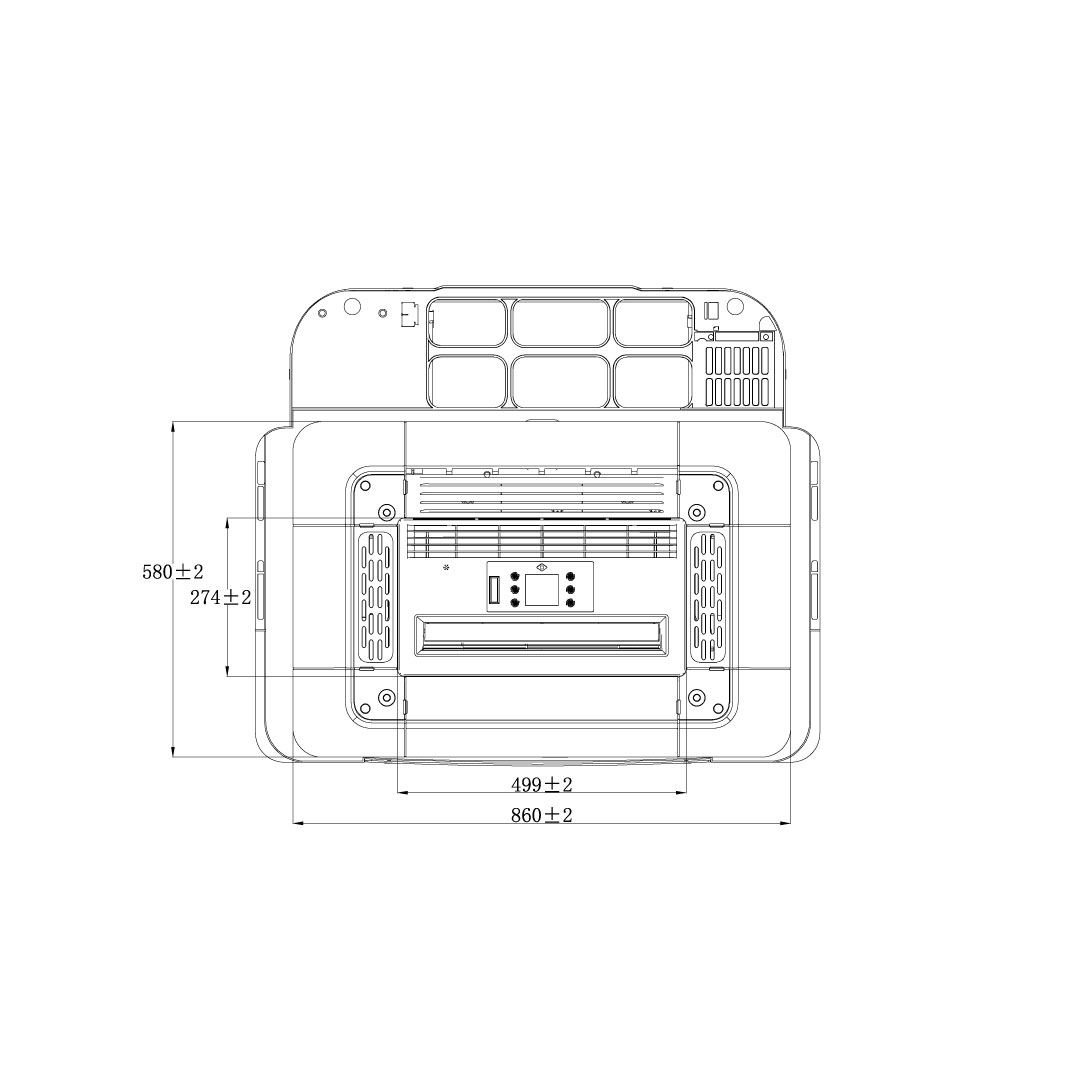 Hisense 6. Jenerasyon 24V T600 Araç Kliması-4